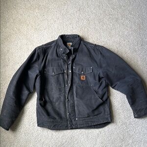 Carhartt Black Berwick Fleece Lined Jacket